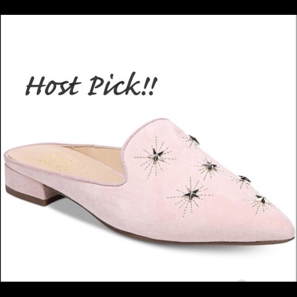 Franco Sarto suede Pink Mules - Picture 3 of 8